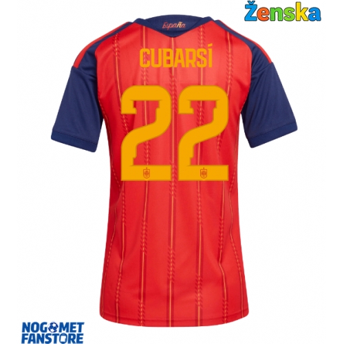 Španjolska Pau Cubarsi #22 Domaci Dres za Ženska SP 2026 Kratak Rukav
